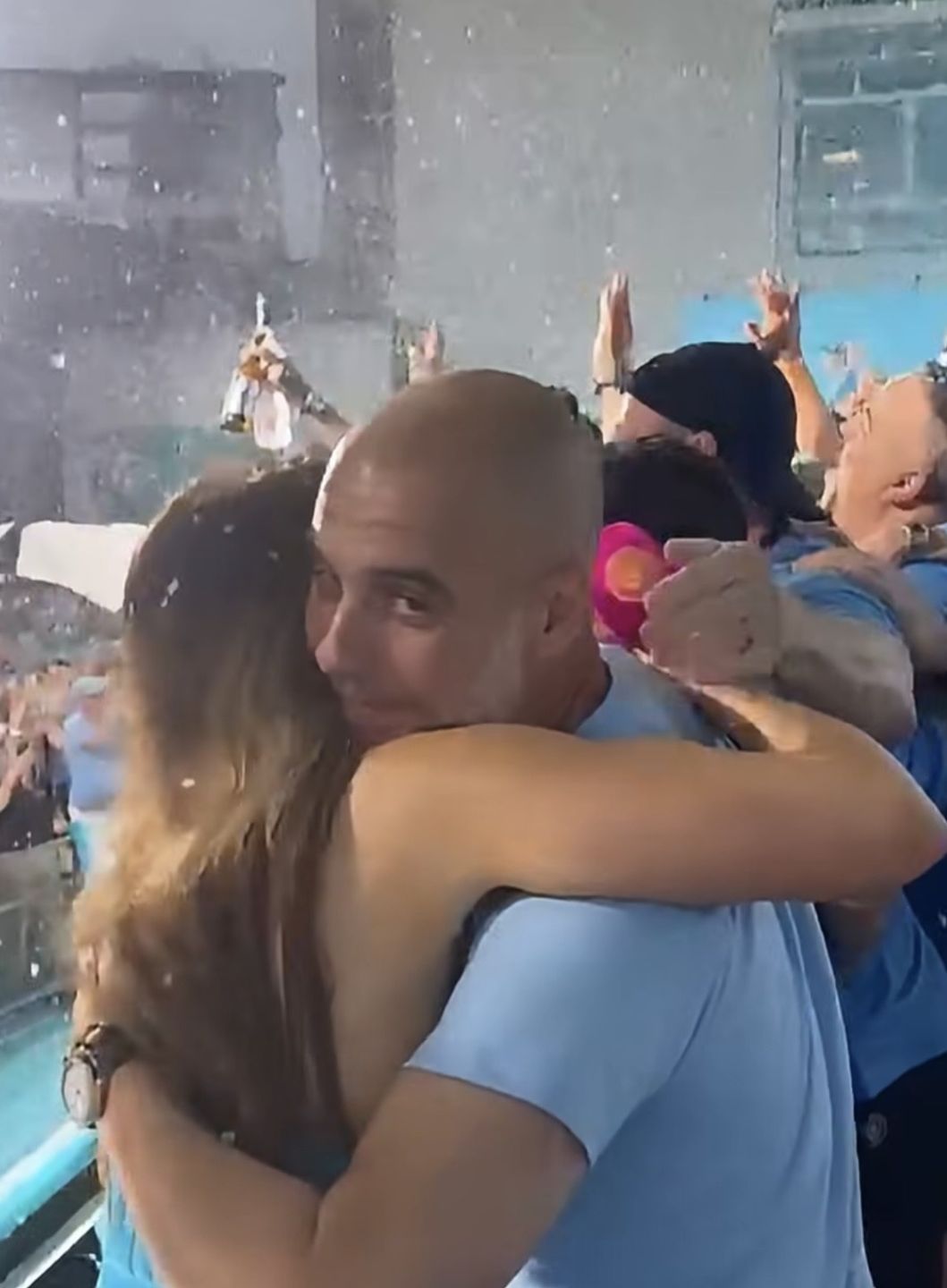 Pep Guardiola i Natalie Pike