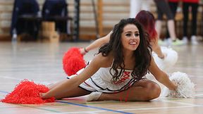 Queens Cheerleaders na meczu MUKS Sparta Warszawa - PMKS Nike Węgrów