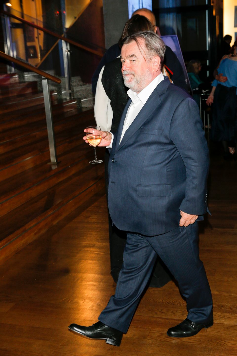Edward Miszczak na premierze spektaklu Anny Cieślak