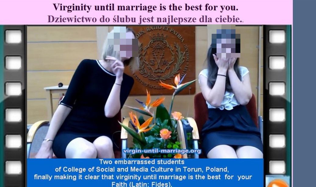Jedna ze stron dr Hałata poświęcona zaletom utrzymywania dziewictwa aż do ślubu. Na filmie studentki są nagabywane, by powiedzieć "dziewictwo is the best"