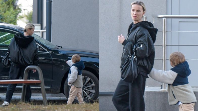 Maffashion z synkiem przemierzali ulice Warszawy