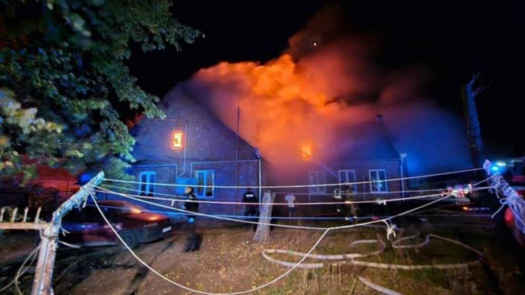 Pożar budynki wielorodzinnego 