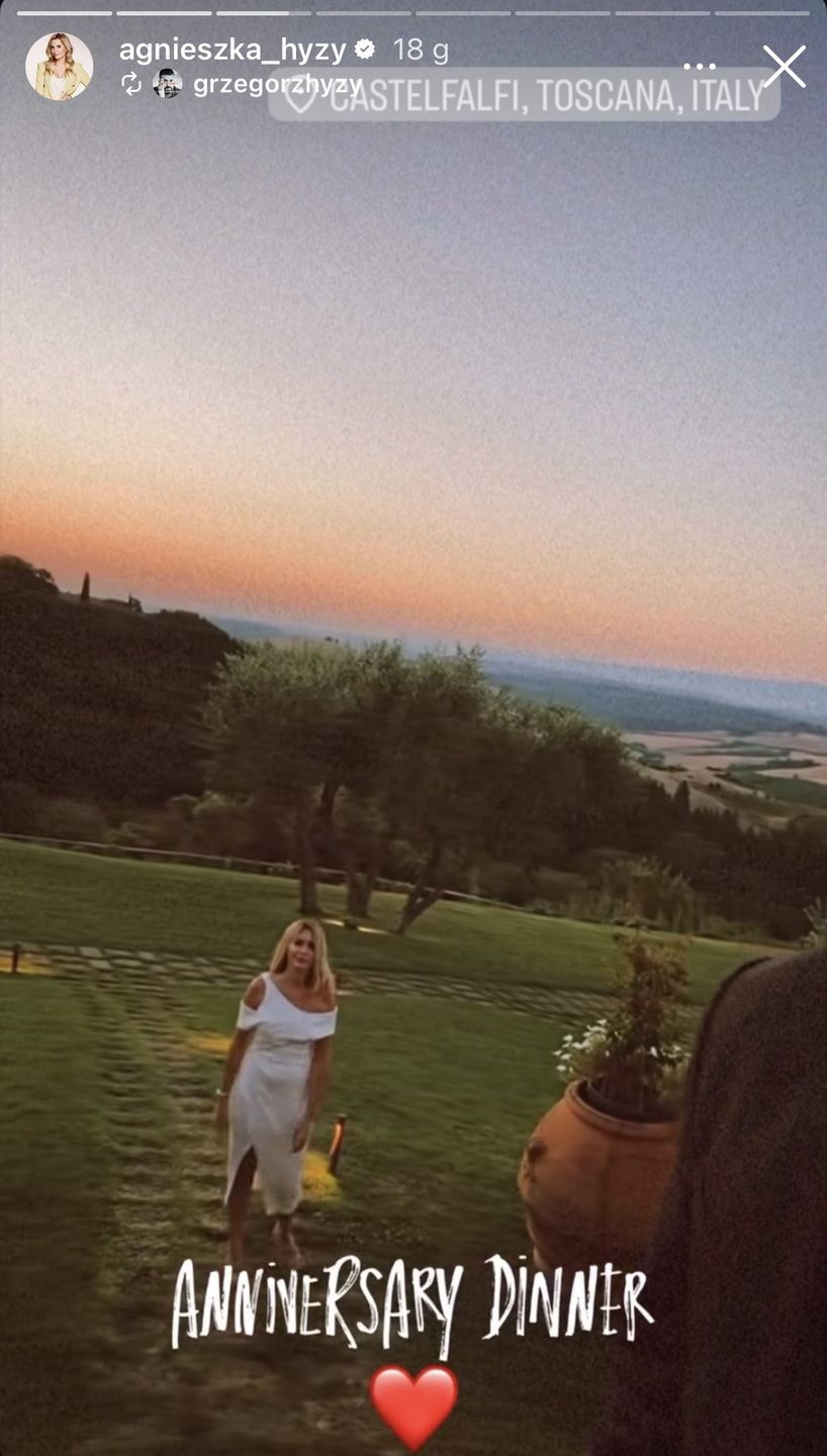 Agnieszka i Grzegorz Hyży świętują rocznicę ślubu 