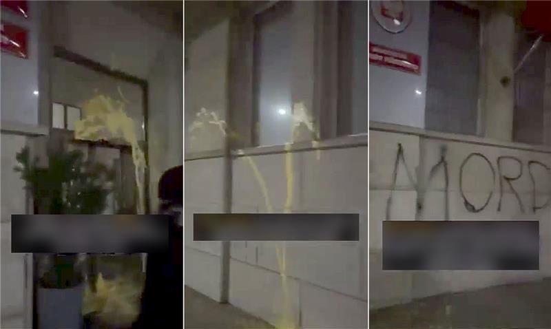 Ostatnie Pokolenie oblało farbą Ministerstwo Aktywów Państwowych