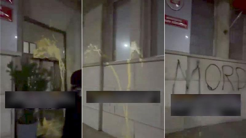  Ostatnie Pokolenie oblało farbą Ministerstwo Aktywów Państwowych