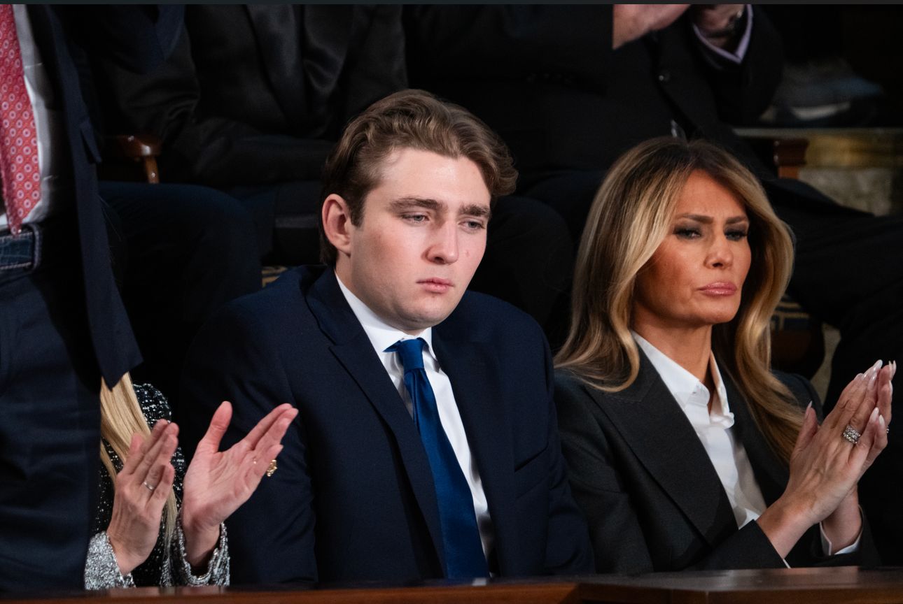 Barron Trump i Melania Trump