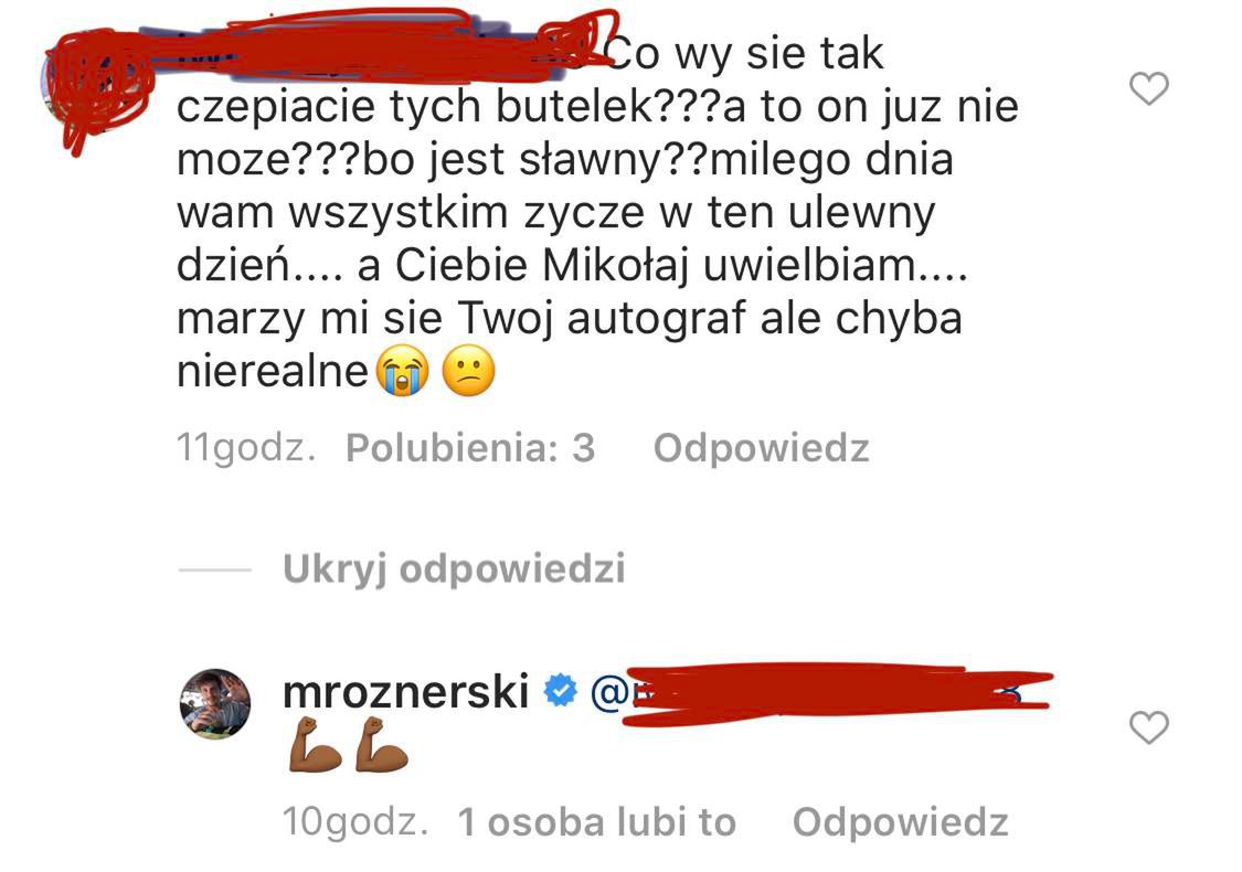 Mikołaj Roznerski komentuje kolekcję butelek w kuchni