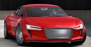 Audi e-Tron z odtwarzanym dźwiękiem silnika