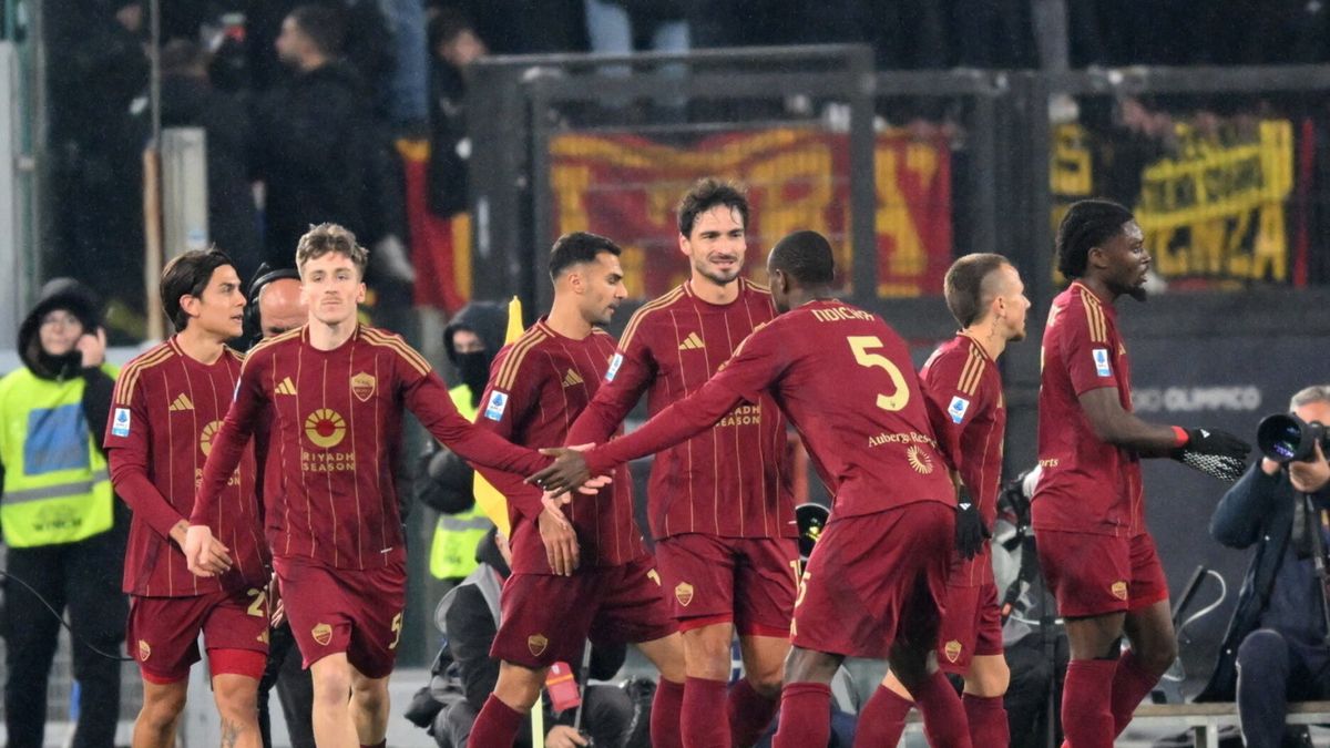 PAP/EPA / Alessandro Di Meo / Mecz Serie A: AS Roma - US Lecce