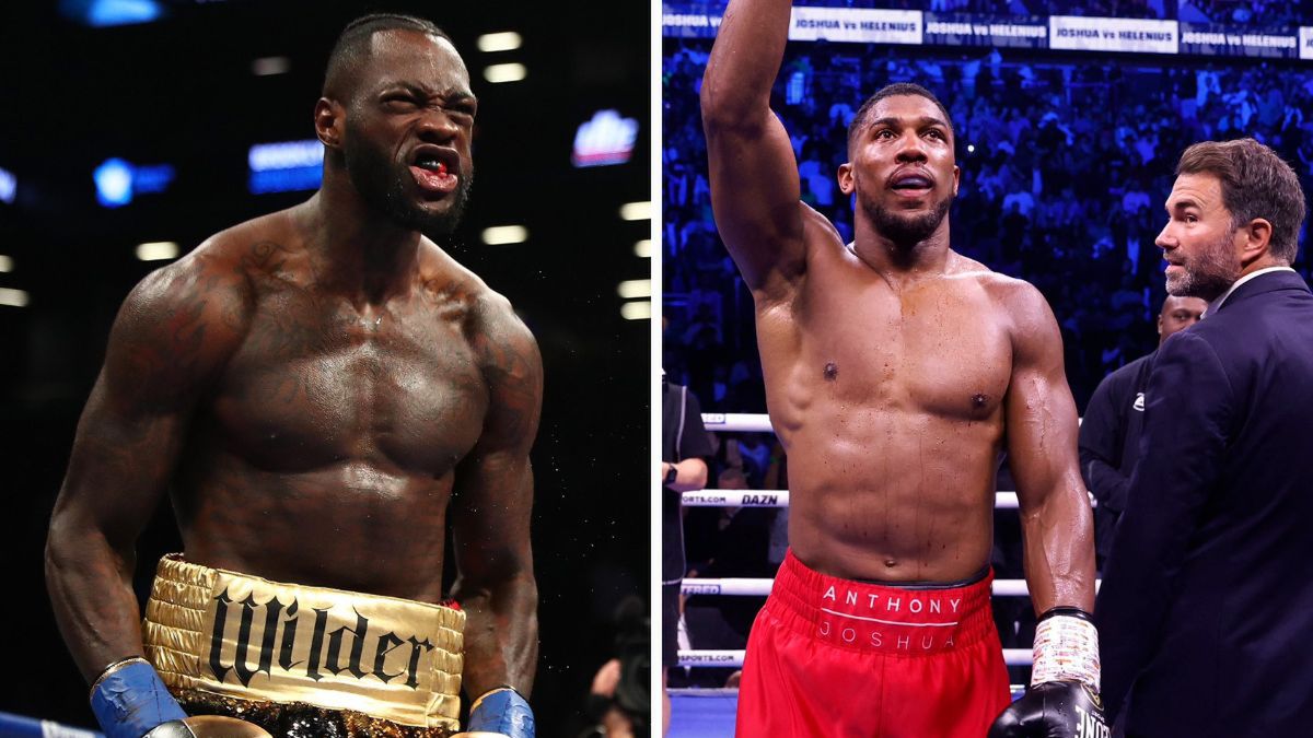 Zdjęcie okładkowe artykułu: Twitter / Na zdjęciu: Deontay Wilder i Anthony Joshua