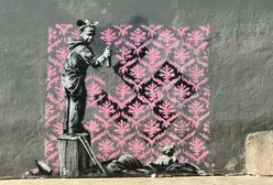 Banksy w Paryżu. Zrobił polityczne murale