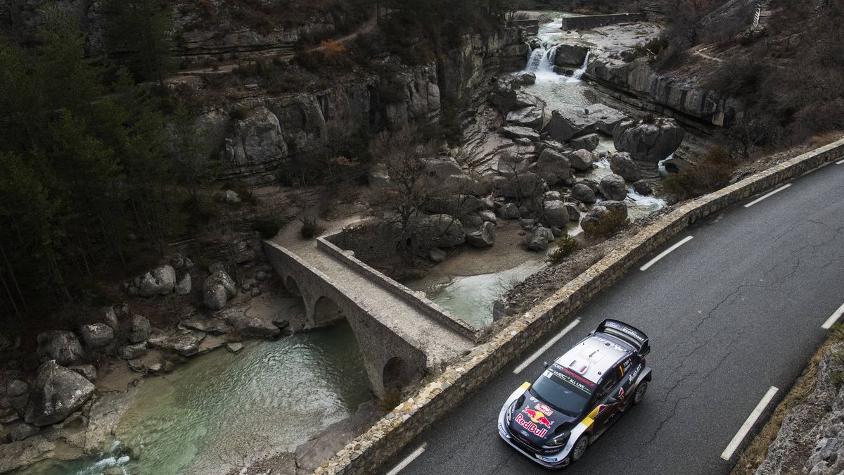 Sebastien Ogier podczas Rajdu Monte Carlo 2018