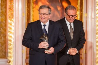 Prezydent Bronisław Komorowski z Wiktorem 2012