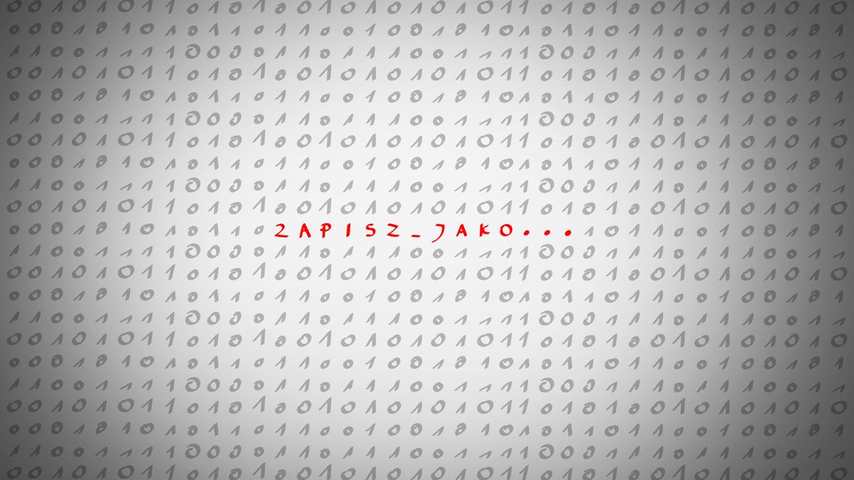 "Zapisz jako..." czyli opowieść o archiwizacji danych 1