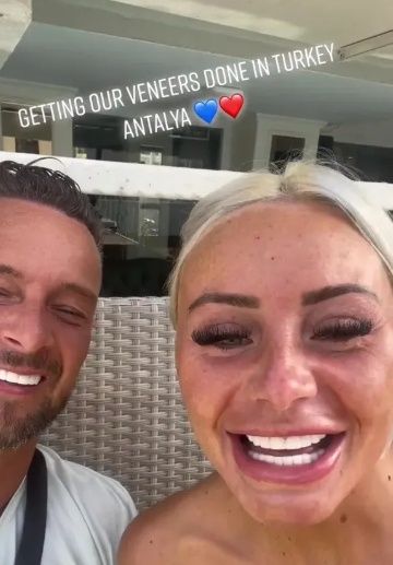 Ben ze swoją żoną z "tureckim uśmiechem"