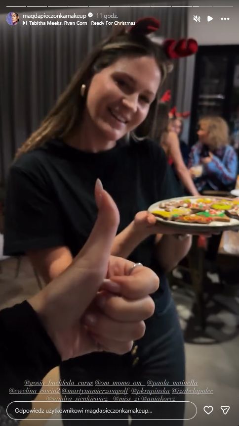 Celebrytki na pieczeniu pierniczków u Anny Lewandowskiej