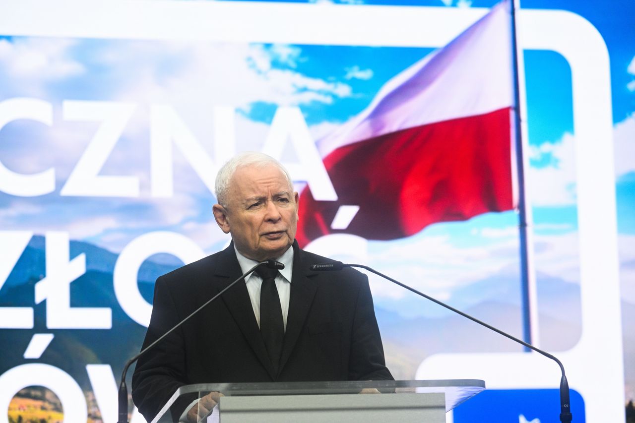 Prezes PiS Jarosław Kaczyński