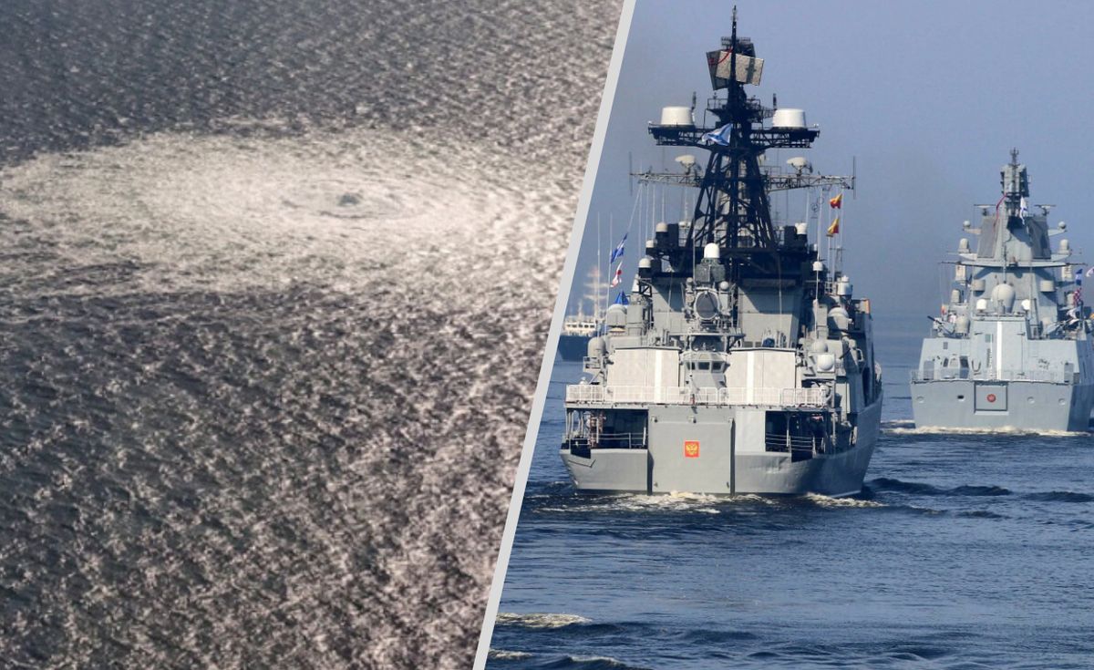 CNN: Rosyjskie okręty widziane w pobliżu wycieków gazu na Bałtyku
