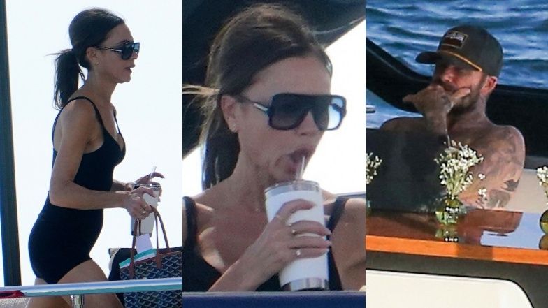 Victoria Beckham i David Beckham relaksują się na luksusowym jachcie u wybrzeży Malibu (ZDJĘCIA)