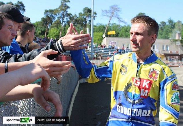 Rafał Okoniewski jest liderem GKM-u Grudziądz