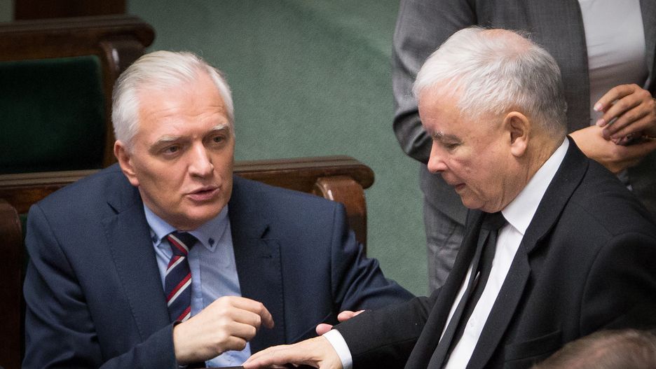 Jarosław Gowin i Jarosław Kaczyński