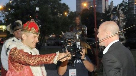 Pasowali go na rycerza!