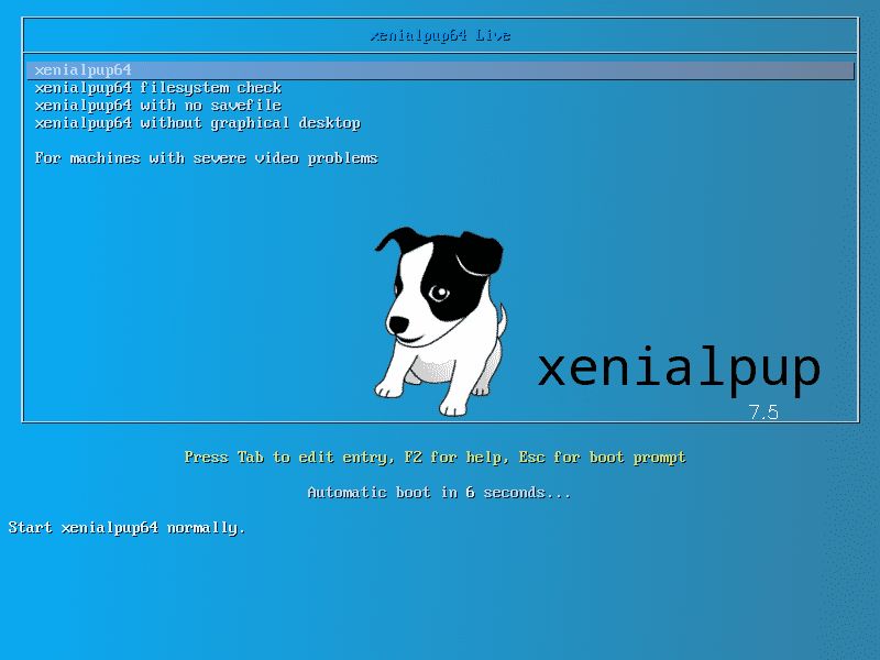 Puppy Linux 7.5 Xenialpup: szczeniaczek, który tchnie nowe życie w starego peceta