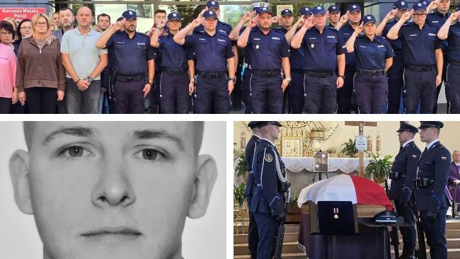 Hołd dla policjanta