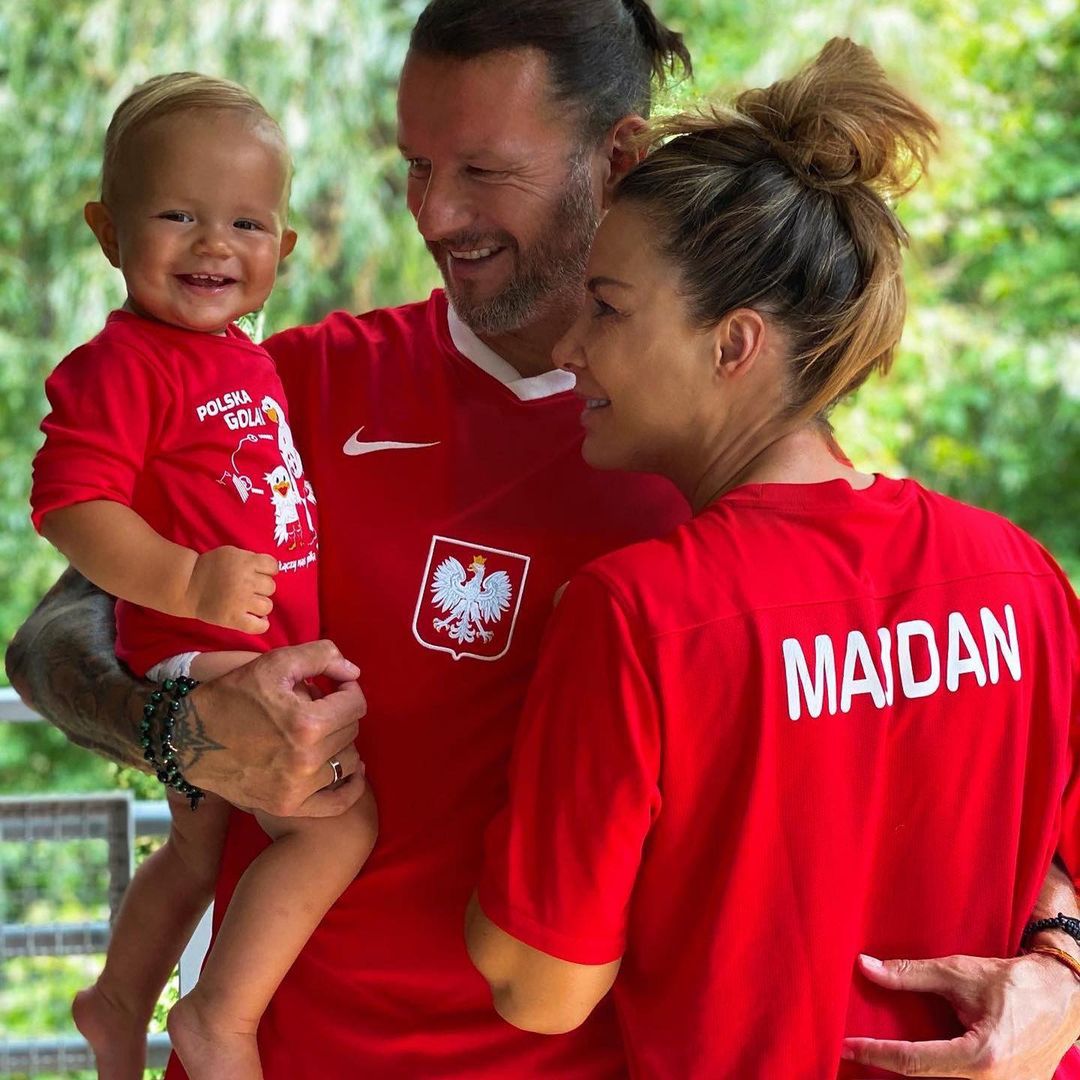 Małgorzata Rozenek i Radosław Majdan - Euro 2020, Polska - Szwecja