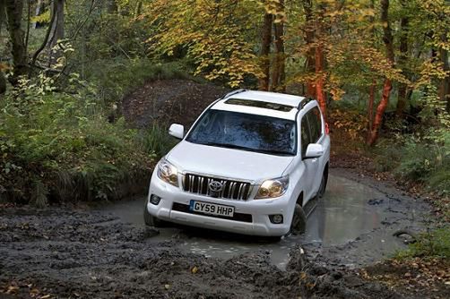 Land Cruiser tapla się w błocie[wideo]