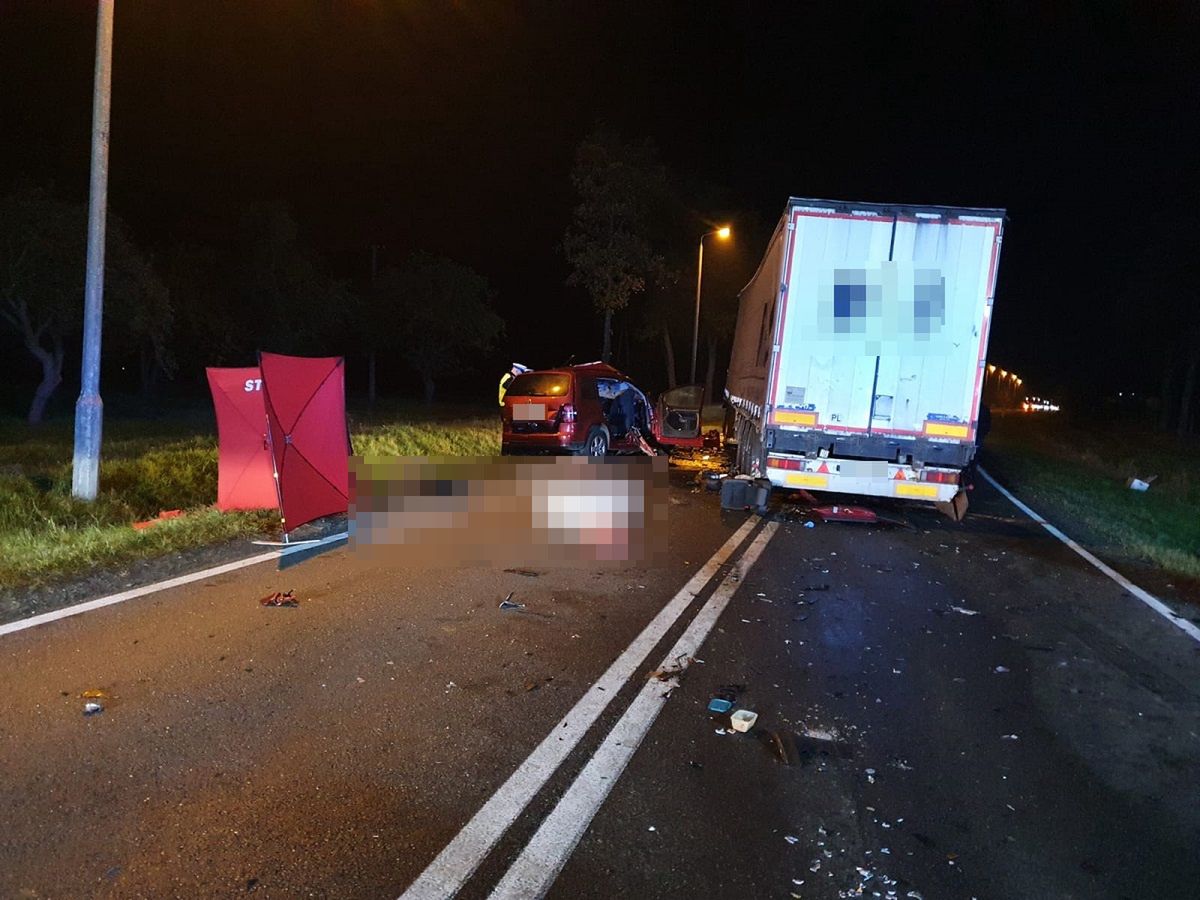 Wypadek na drodze krajowej nr 10 w powiecie nakielskimi.