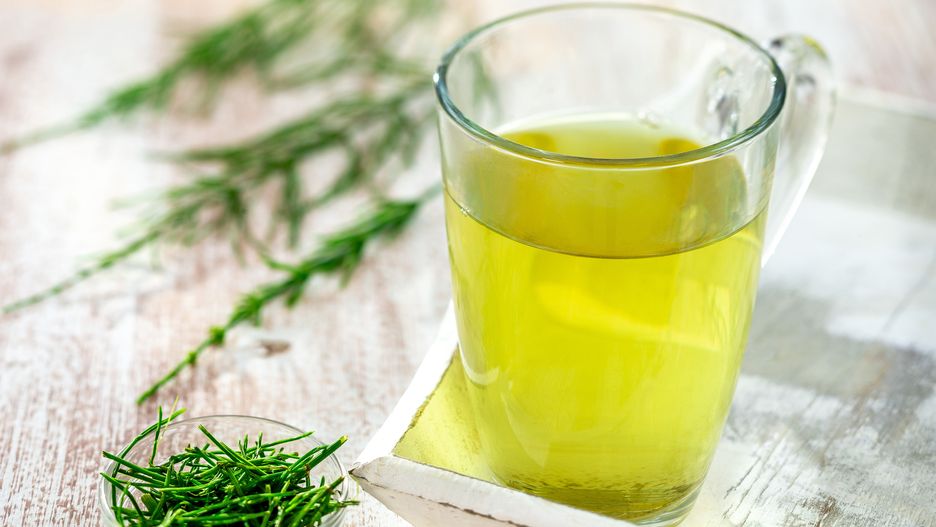 Napar ze skrzypu polnego do stosowania wewnętrznie i zewnętrznie