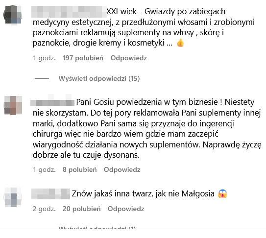 Internauci komentują nową sesję zdjęciową Małgorzaty Rozenek