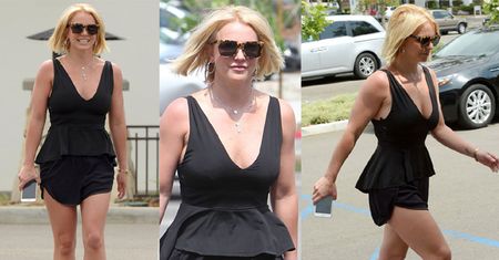 Britney Spears pokazała nogi! Wraca do formy? (ZDJĘCIA)