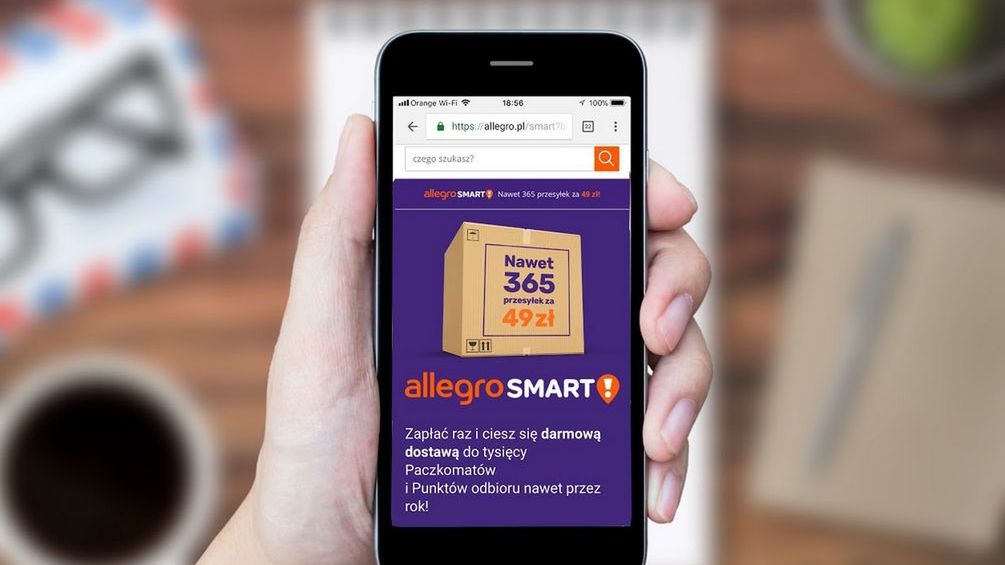 Po tygodniu od uruchomienia klienci kupili usługę Allegro Smart! 100 tys. razy.