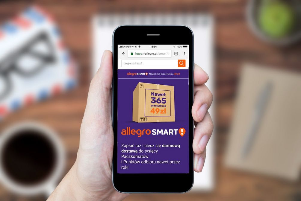 Po tygodniu od uruchomienia klienci kupili usługę Allegro Smart! 100 tys. razy.