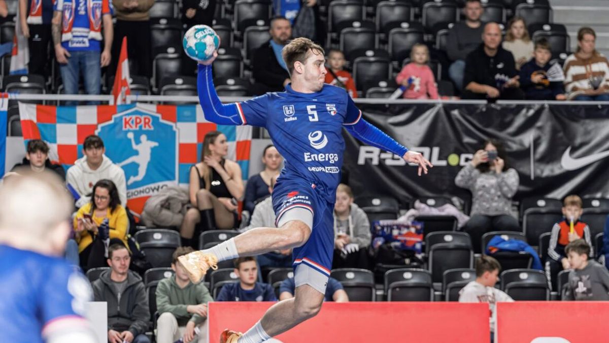 Materiały prasowe / Orlen Superliga / Rafał Bogucki / Matija Starcević w akcji