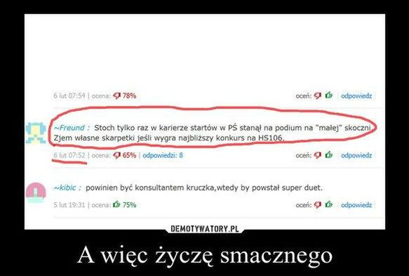 Internauci zwariowali na punkcie Kamila Stocha. Najlepsze memy z naszym mistrzem 15