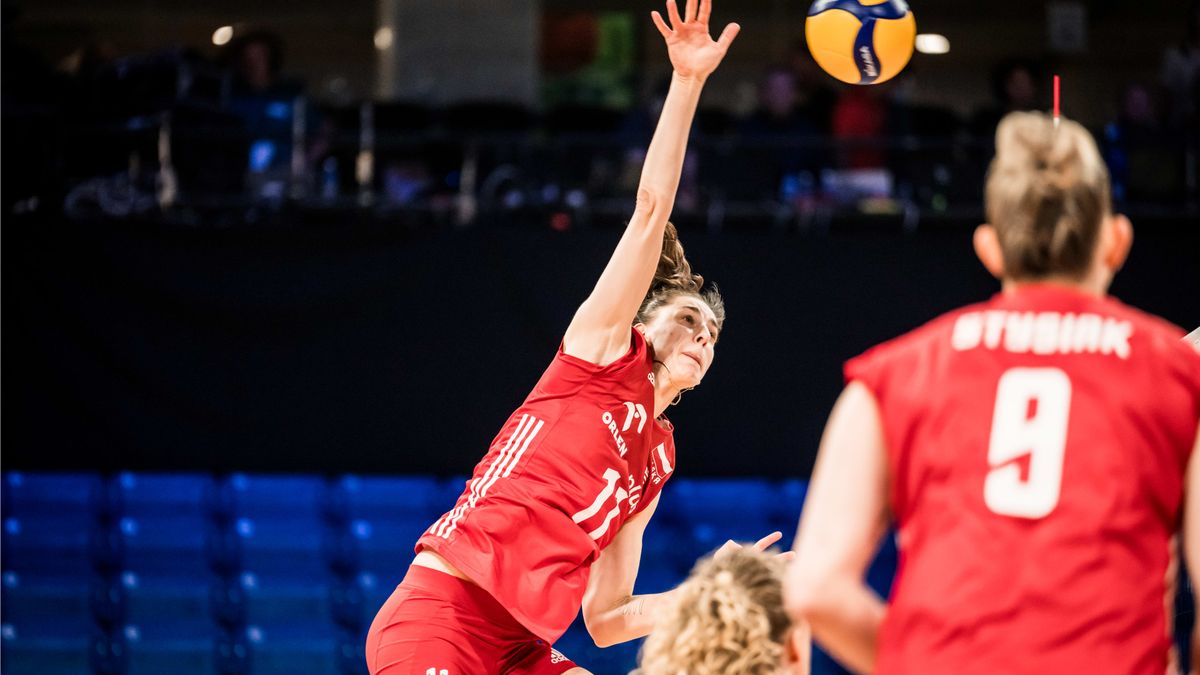 Materiały prasowe / FIVB / Martyna Łukasik w meczu Polska - Niemcy