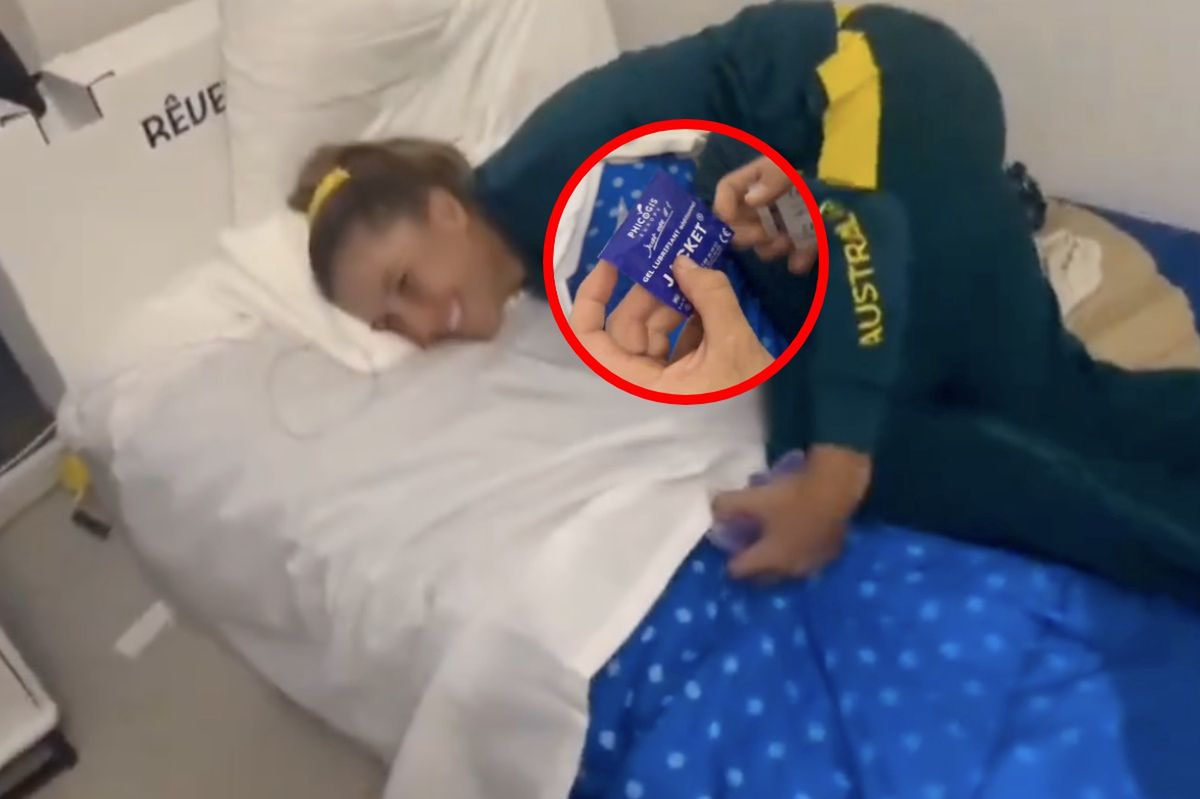 Australian athletes find Olympic condoms in viral hotel video