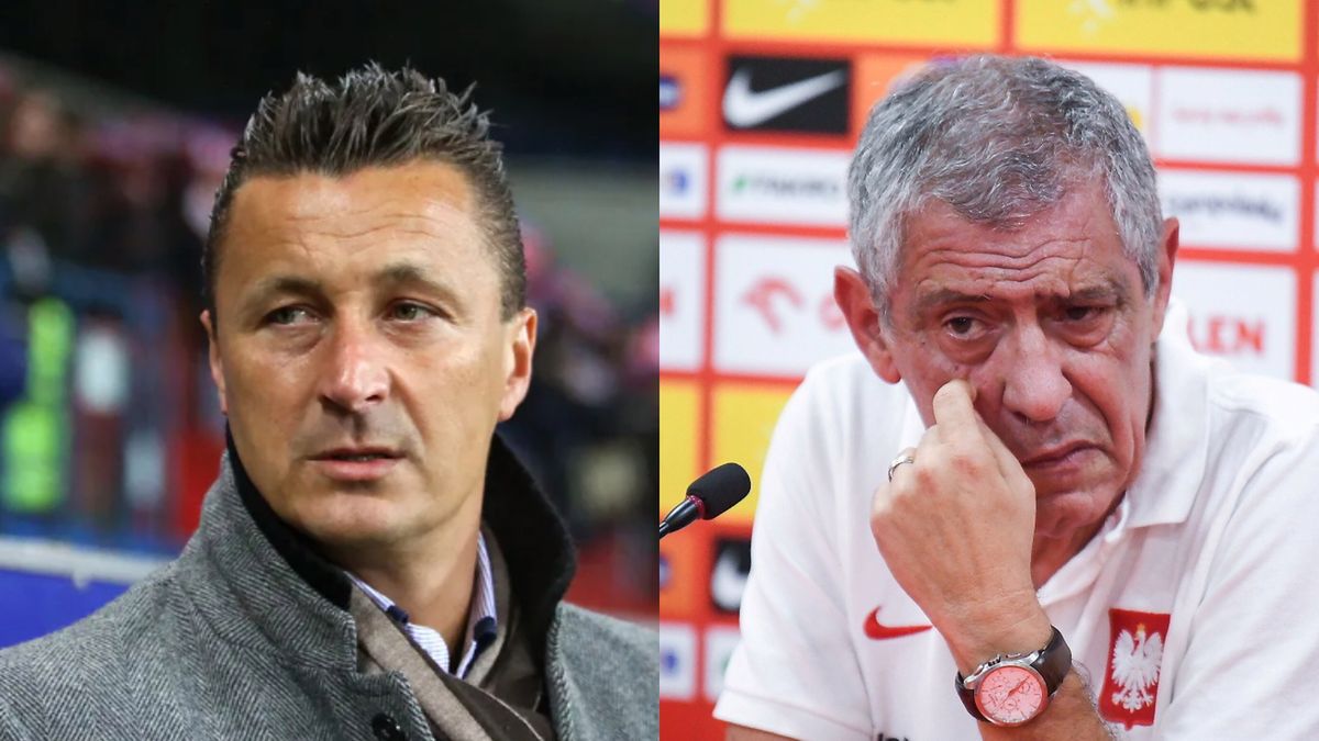 Tomasz Hajto i Fernando Santos