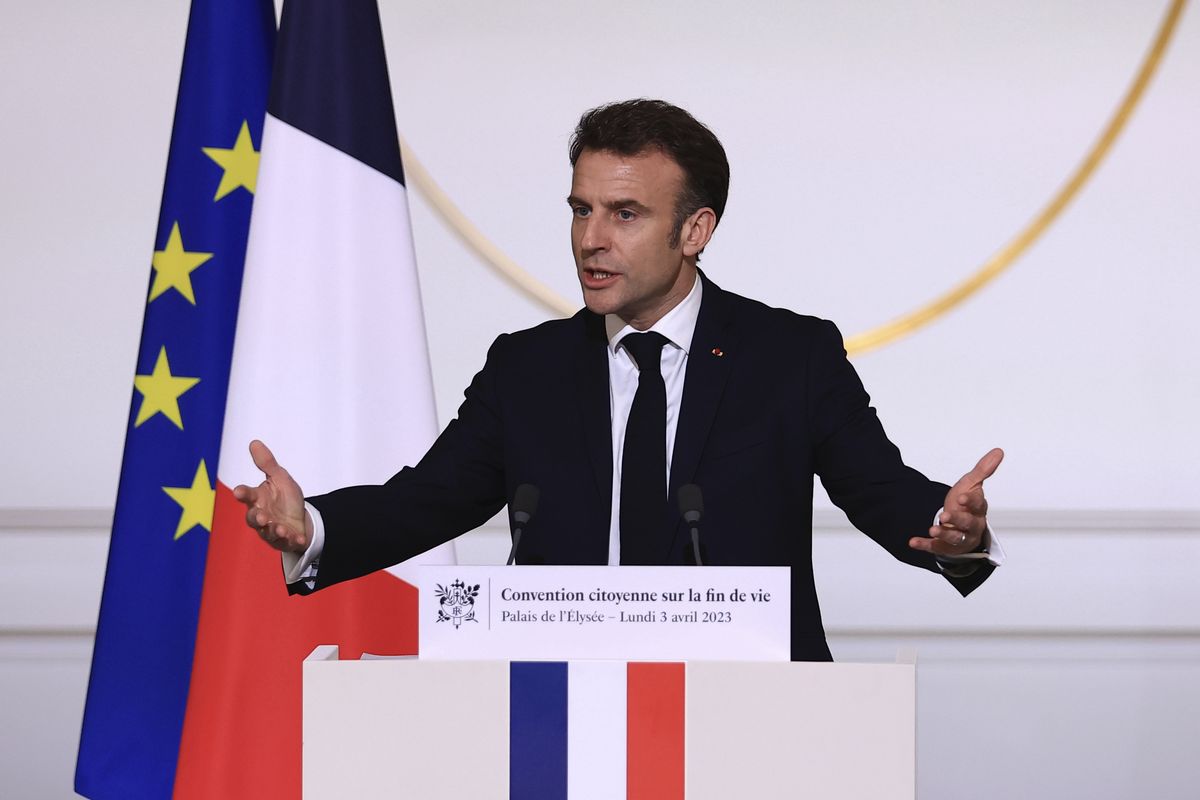 Macron zapowiedział powstanie tzw. ustawy o końcu życia.