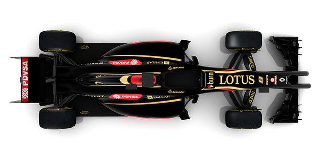 Lotus E22 - widok z lotu ptaka / fot. Twitter @Lotus_F1Team