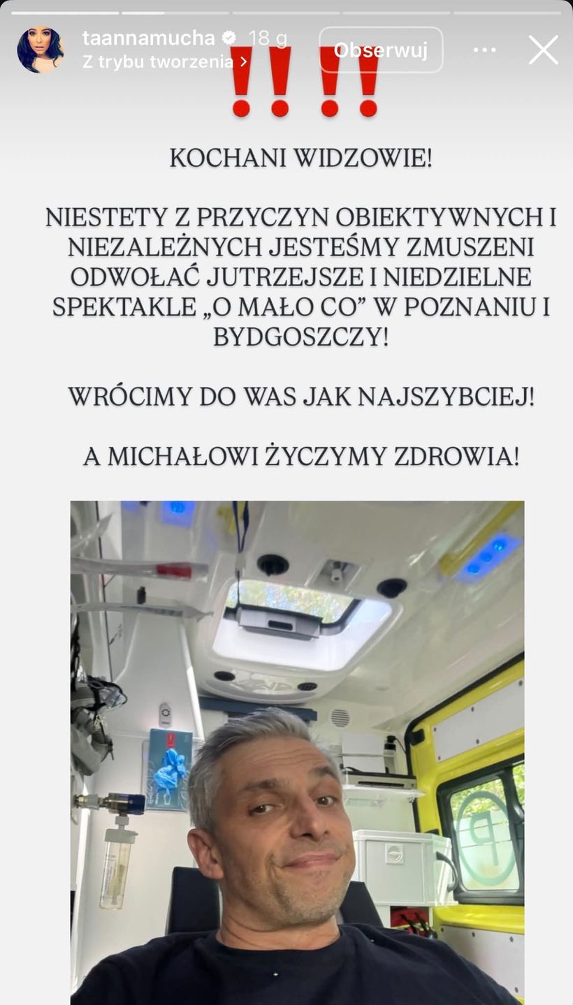 Anna Mucha podała przyczynę odwołania spektakli