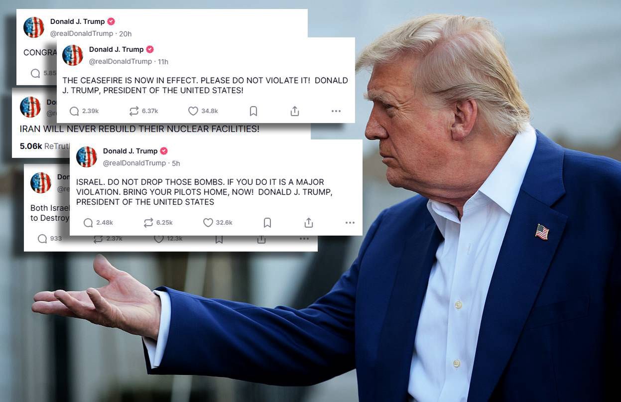 Donald Trump znany jest z prowadzenia polityki przez wpisy