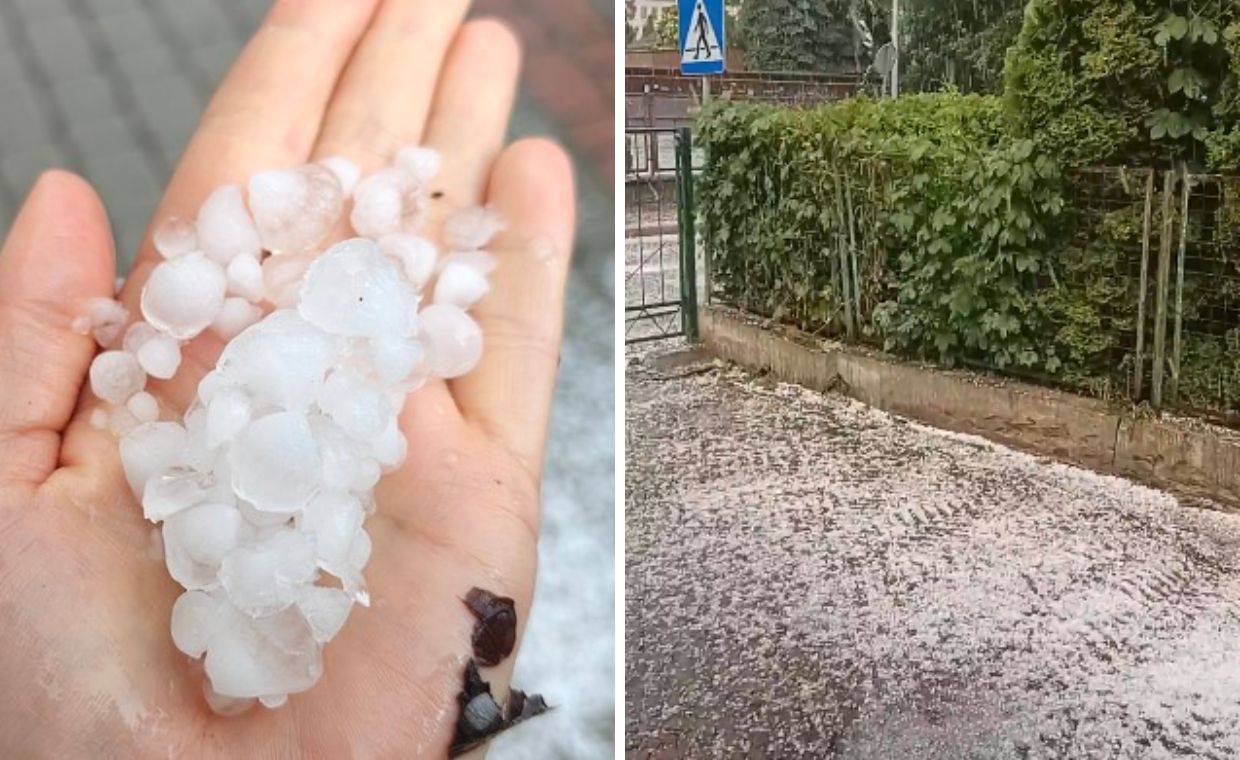 Burze szaleją nad Polską. Gradobicie w kilku regionach