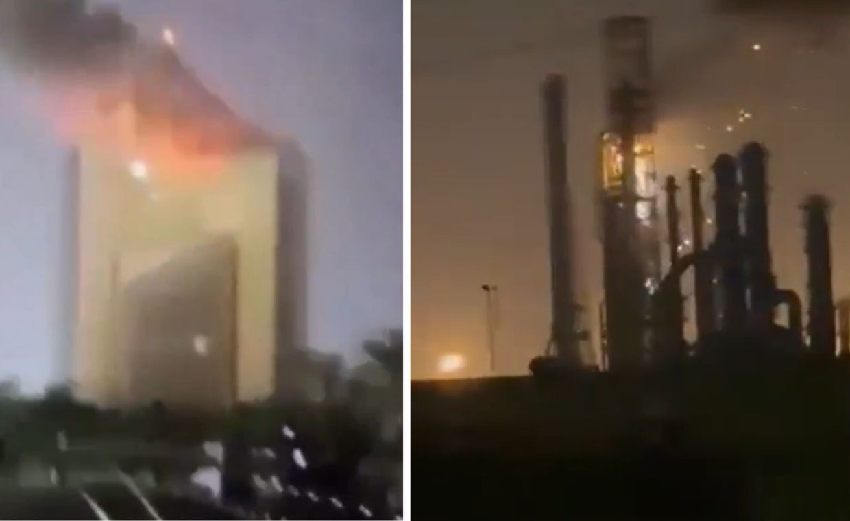 Atak dronów na Kuwejt. Płoną budynki rządowe i elektrownie