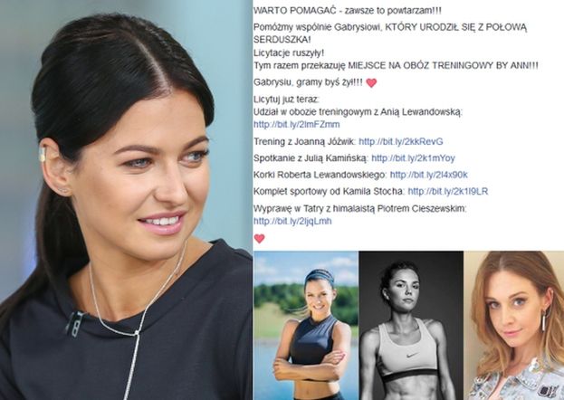 Lewandowska zbiera pieniądze na operację chorego chłopca. "Jeszcze ci nie wstyd WOŁAĆ KASY OD ZWYKŁYCH LUDZI?"