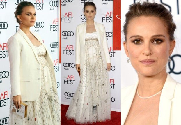 Ciężarna Natalie Portman na czerwonym dywanie