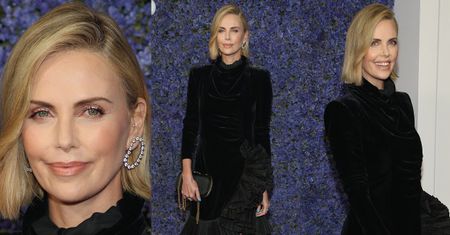 Skromna Charlize Theron świętuje otwarcie centrum handlowego